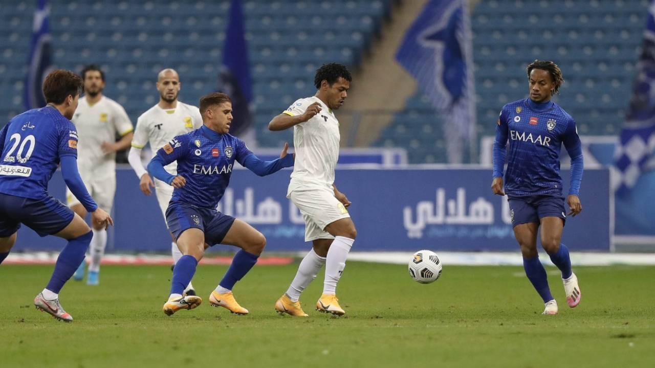 جانب من أحد مباريات الدوري السعودي