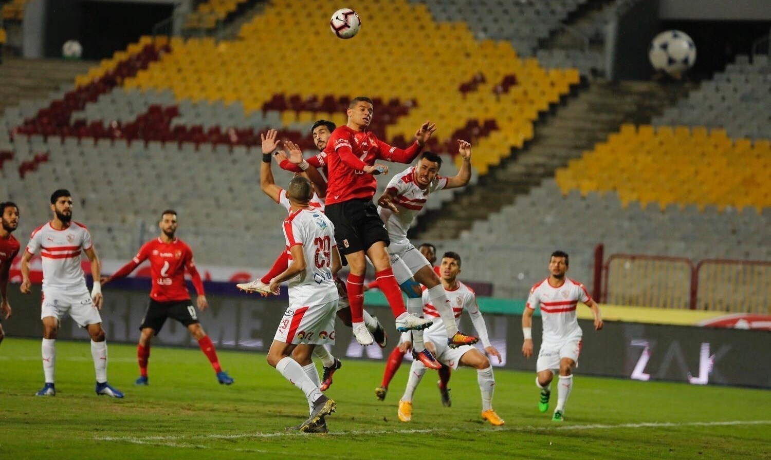 جانب من أحد مباريات الدوري المصري