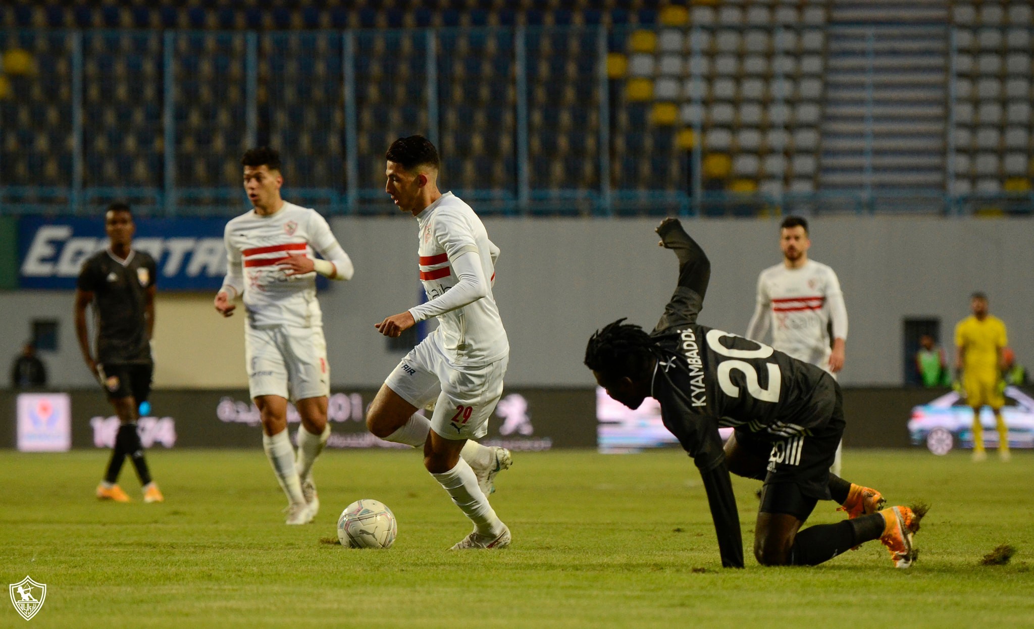 جانب من أحد مباريات الدوري المصري