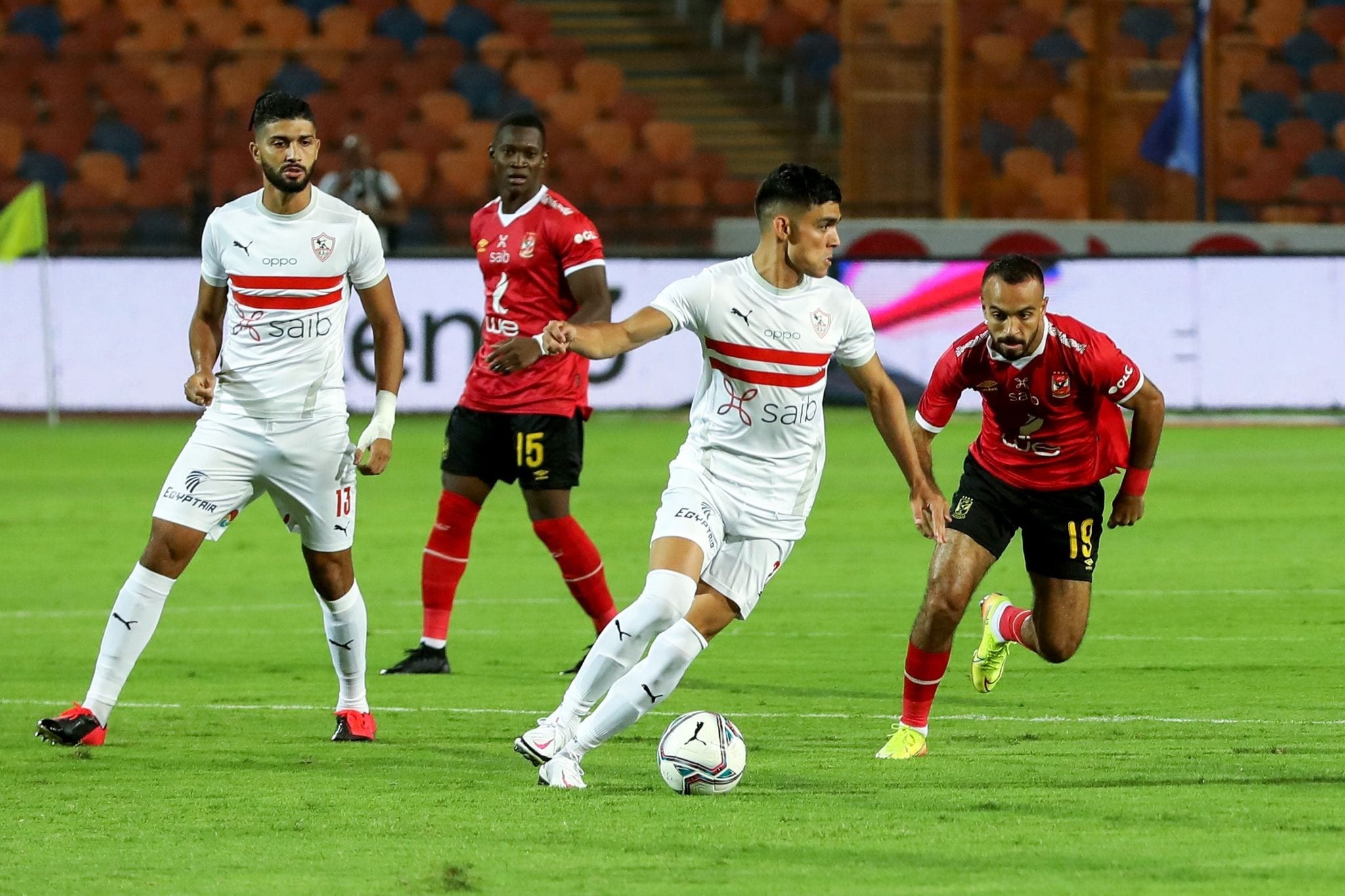 جانب من أحد مباريات الدوري المصري