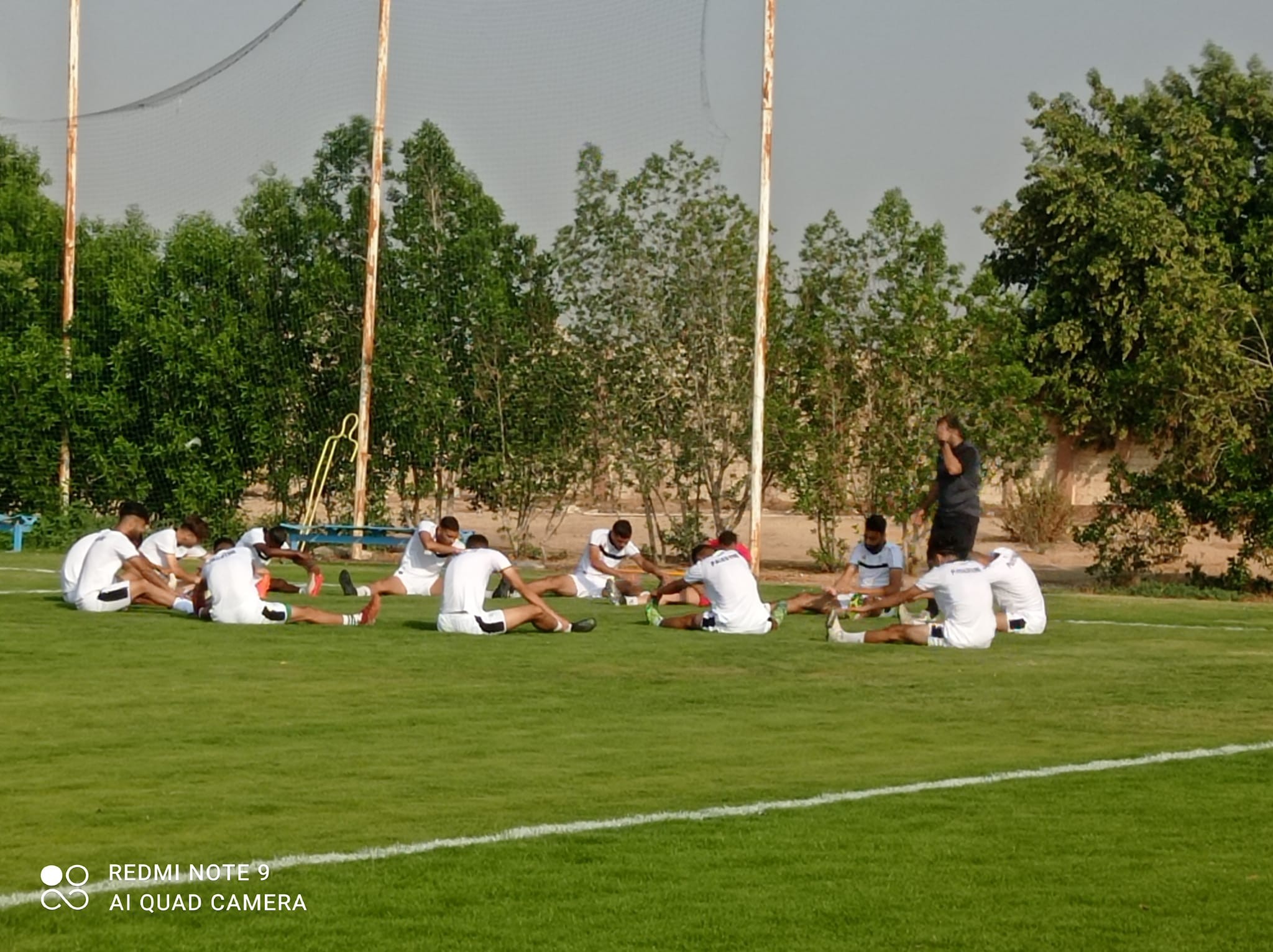 جانب من تدريبات المنتخب الأولمبي