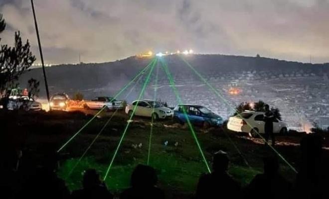 صور من فعاليات الارباك الليلي في نابلس