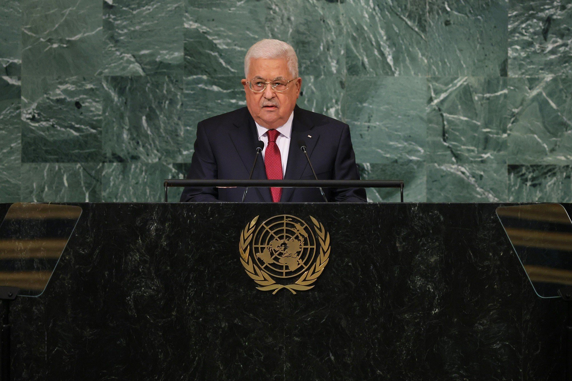 عباس خلال الخطاب
