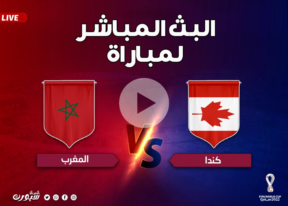 بث مباشر.. مباراة المغرب وكندا كأس العالم بدون إعلانات