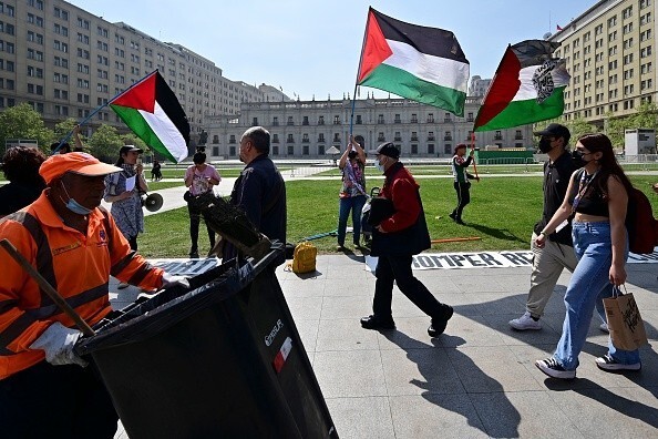 تظاهرة في جامعة ميتشيغان لدعم فلسطين