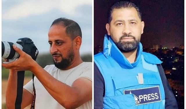 الصحفيان سعيد الطويل ومحمد صبح