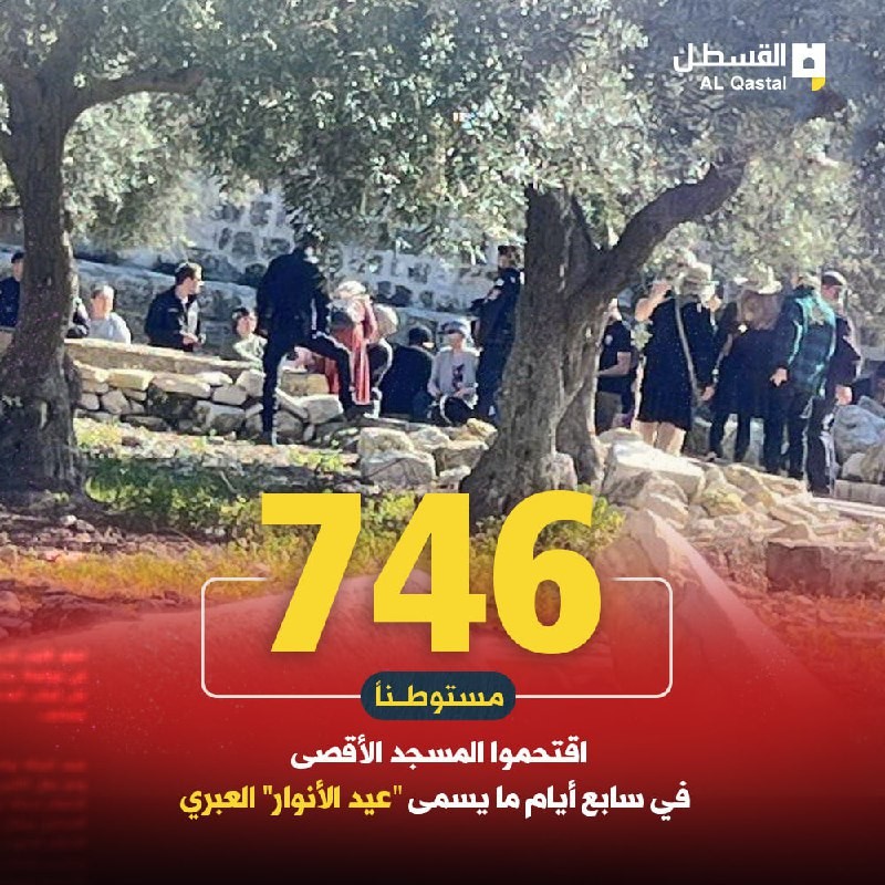 العدد الأكبر: 746 مستوطناً يقتحمون الأقصى