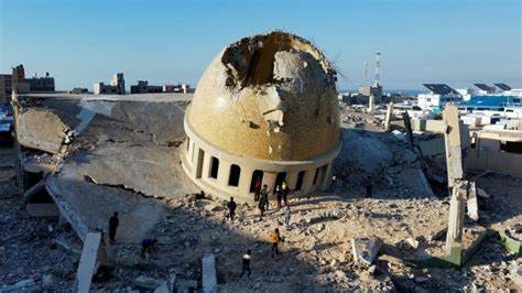 مسجد مدمر - غزة