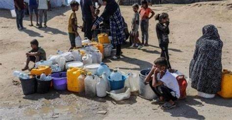 كارثة إنسانية تهدد سكان دير البلح بعد توقف محطات تحلية المياه