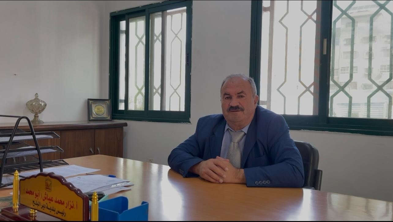 نزار عياش رئيس بلدية دير البلح