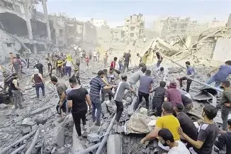 مجزرة جديدة ... 15 شهيدًا في قصف إسرائيلي على حي الصبرة بمدينة غزة