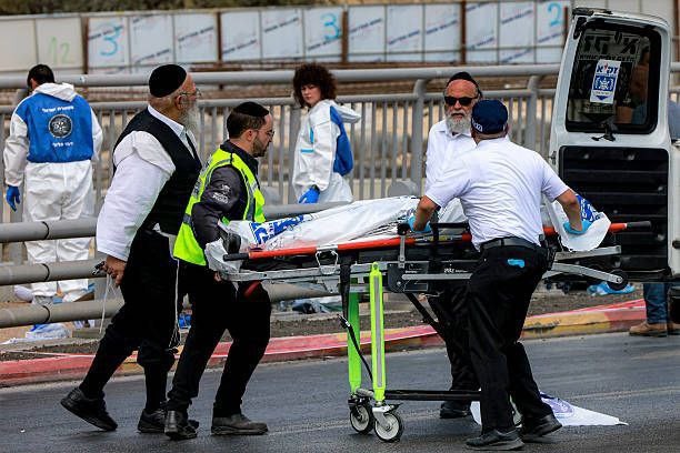 من موقع عملية القدس صباح اليوم