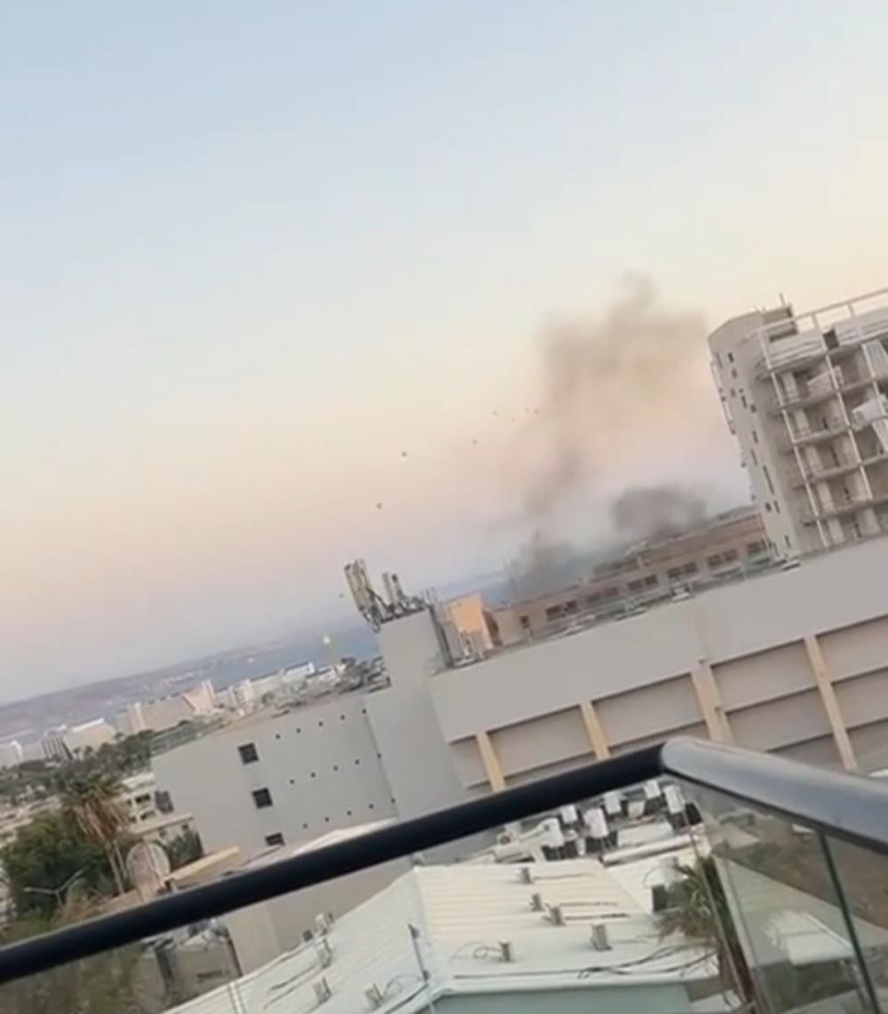 انفجار طائرة مسيرة يمنية داخل فندق في إيلات