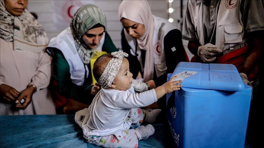 وزارة الصحة تعلن استئناف حملة التطعيم الاستدراكية للأطفال دون سن الثالثة في غزة