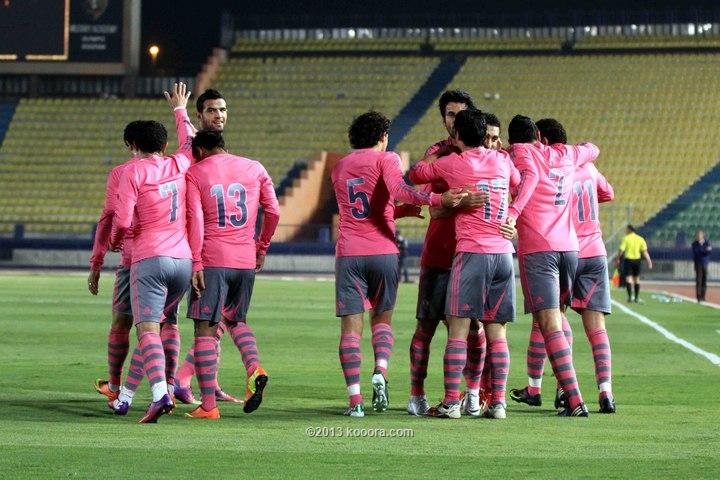 فرحة لاعبي الزمالك