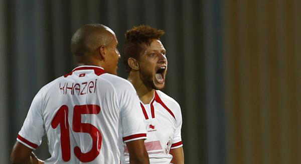 فرحة بن يوسف بإحرازه هدف الفوز لتونس