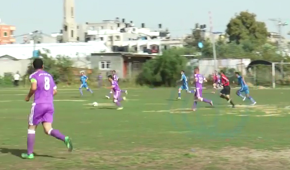 جانب من المباراة