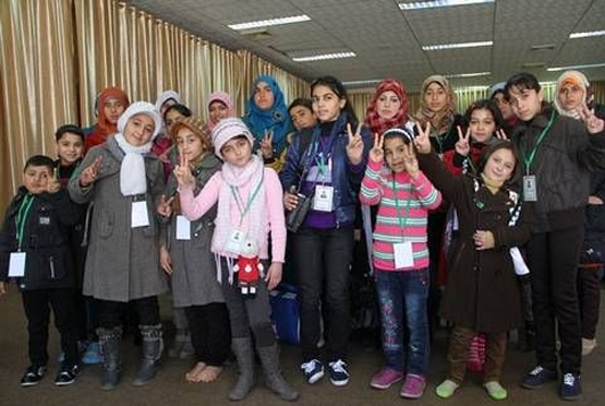  أطفال ضحايا العدوان في قطر