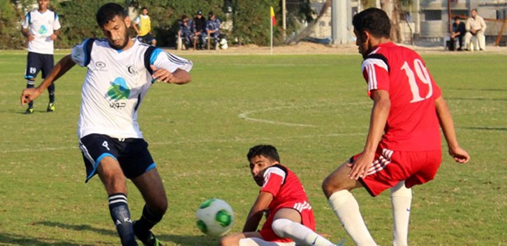 جانب من مباراة سابقة بين الهلال وخدمات خانيونس