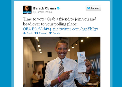 صفحة أوباما على تويتر (أرشيف)