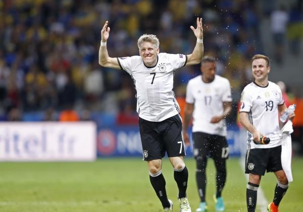 فرحة لاعبي ألمانيا بالفوز