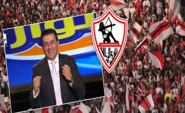 احتفال مدحت شلبي بفوز الزمالك باللقب