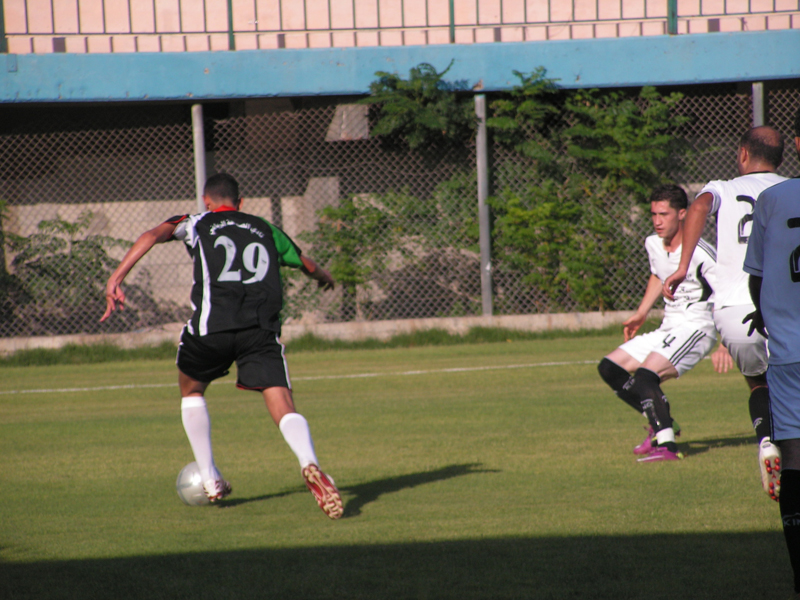 إحدى مباريات الجولة الأولى