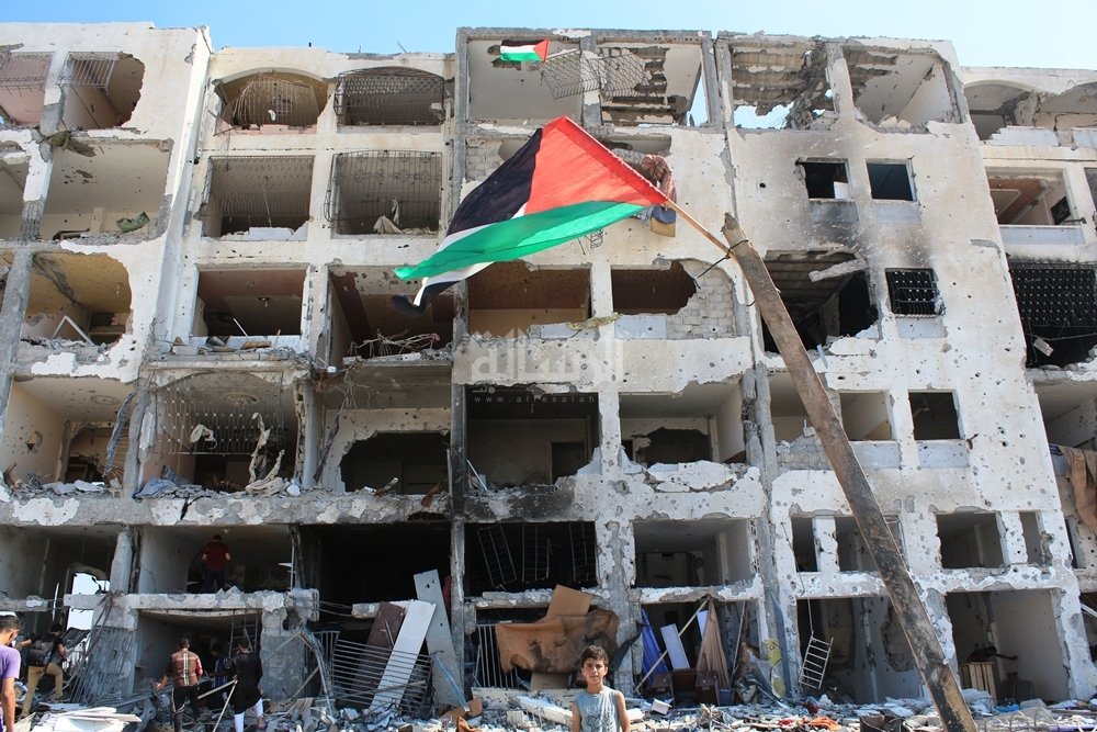 جانب من الدمار في شمال قطاع غزة