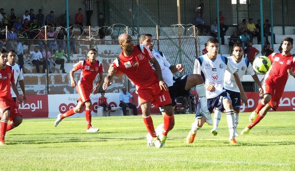 جانب من مباراة الهلال وخدمات المغازي