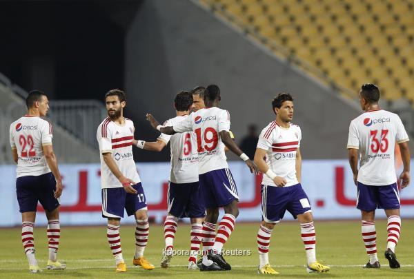 فرحة لاعبي الزمالك بالفوز