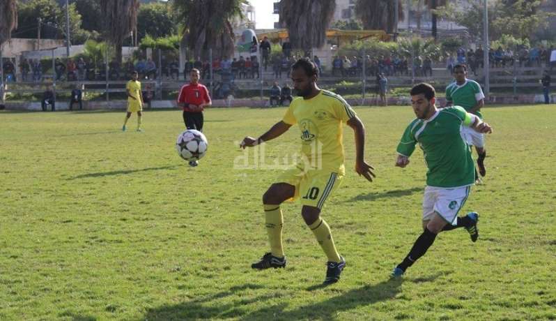 جانب من أحد المباريات السابقة لشباب جباليا
