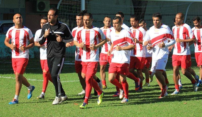 جانب من تدريبات المنتخب الوطني الفلسطيني