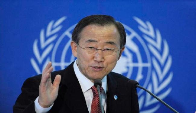 الأمين العام للمنظمة الأممية بان كي 