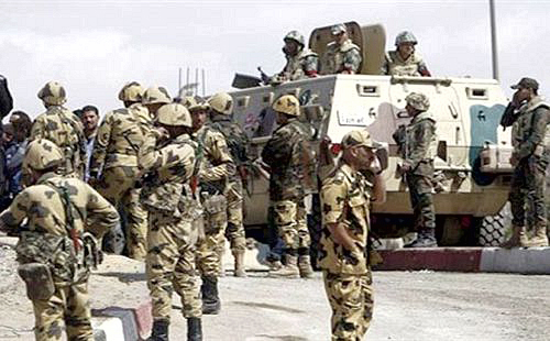 الجيش المصري بسيناء (الأرشيف)