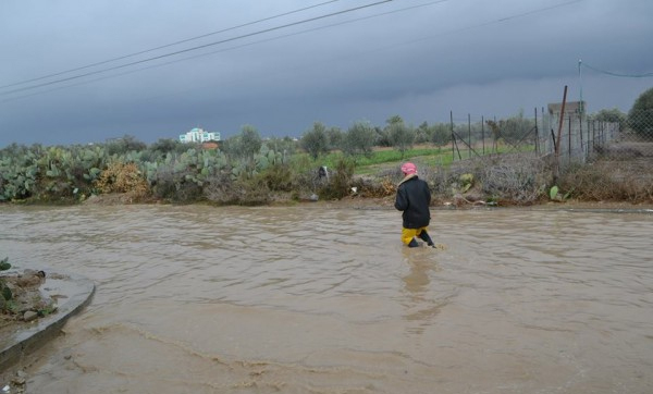 السيول التي سببها المنخفض الجوي (أرشيف)