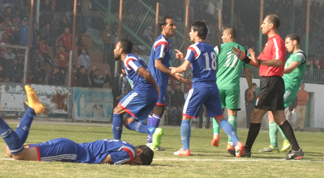 جانب من المباراة