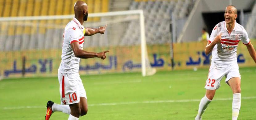 فرحة لاعبي الزمالك بالفوز