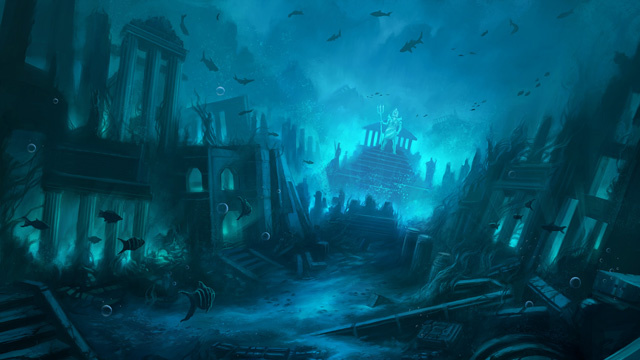  آثار بلدة قديمة في قاع بحر البلطيق 