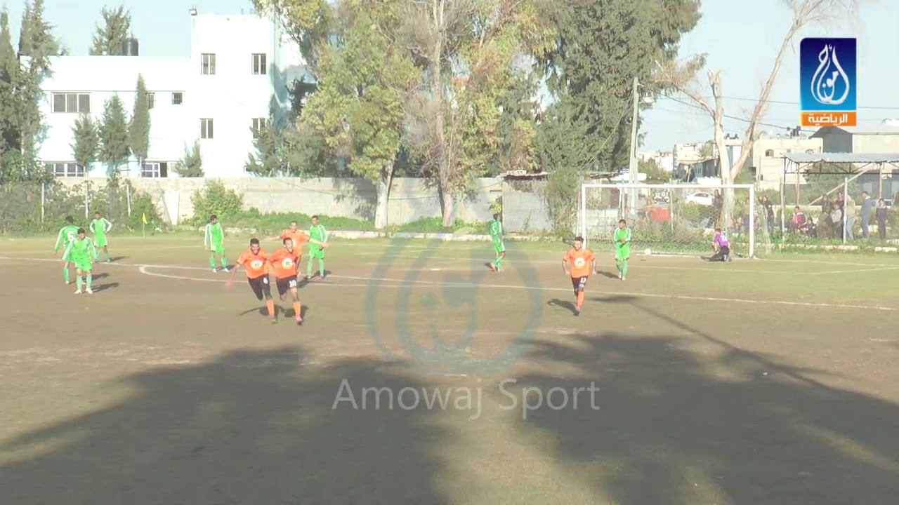 لحظة إحراز نزيدان الهدف الثاني للجلاء