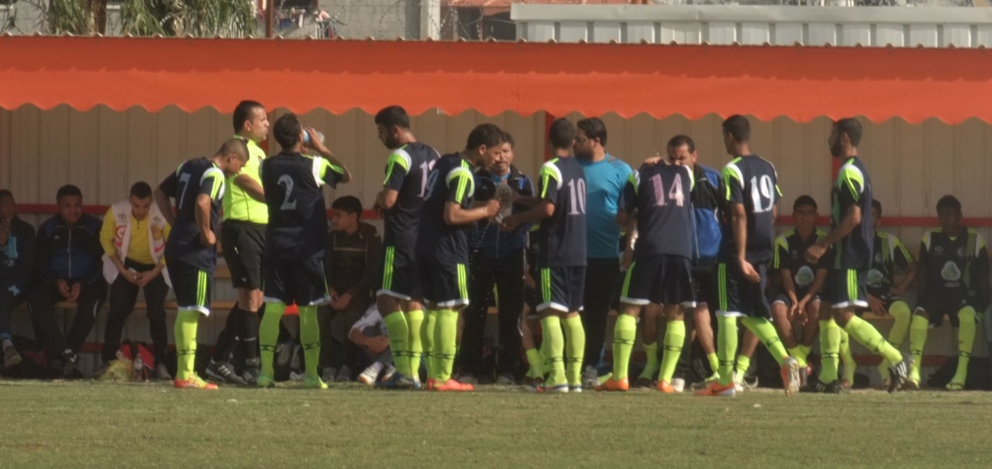 لاعبو الهلال خلال الوقت المستقطع