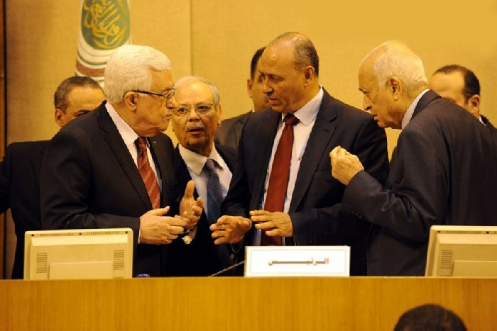 عباس خلال لقاء جامعة الدول العربية (أرشيف)