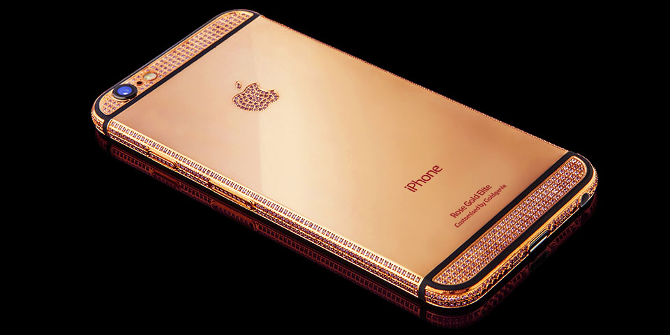 ايفون 6 مرصع بالذهب