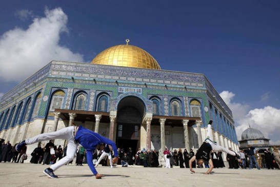 ممارسة الكابويرا في ساحات الأقصى