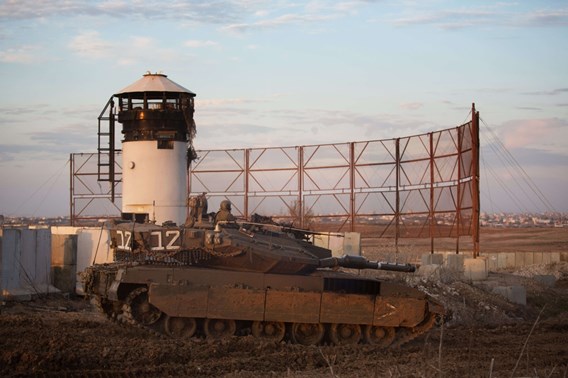 برج عسكري على حدود غزة &quot;أرشيفية&quot;