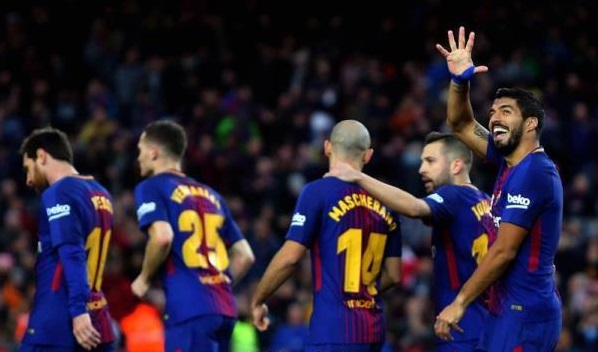 لاعبو برشلونة