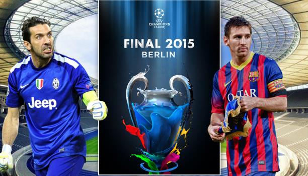 ميسي يمينا وبوفون يسارا