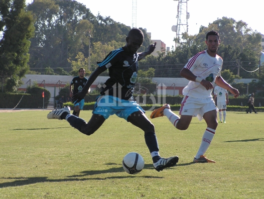 جانب من مباراة الهلال وغزة الرياضي