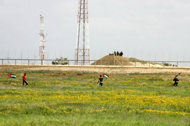 ابراج عسكرية اسرائيلية على حدود قطاع غزة (أرشيف)