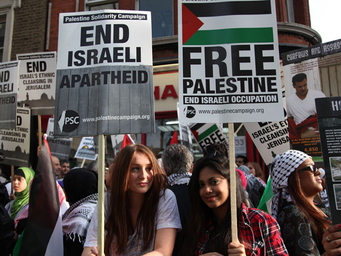 75 بالمائة من يهود بريطانيا مع إقامة الدولة الفلسطينية