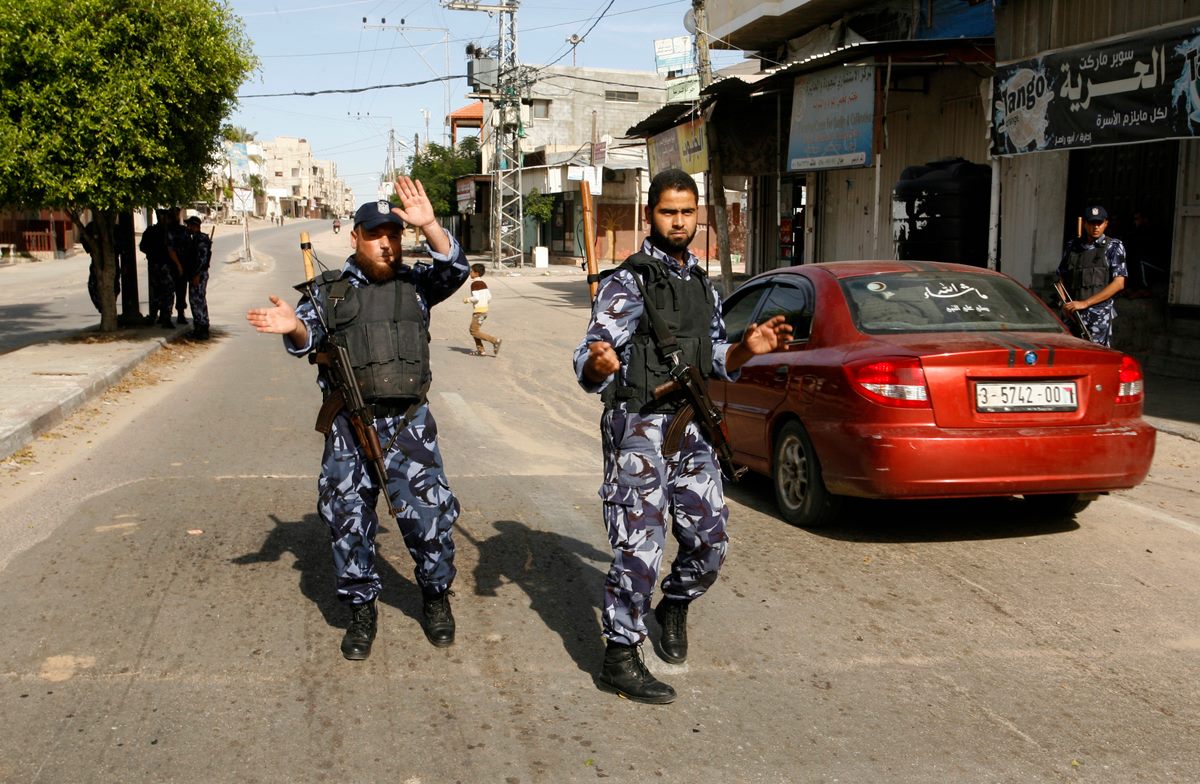 الشرطة الفلسطينية في غزة (الأرشيف)